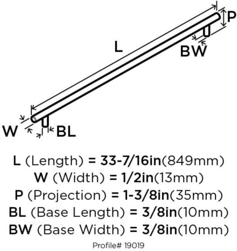 Bar Pulls Center to Center Bar Pull