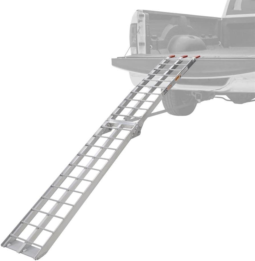 Black Widow AFL-9012 Aluminum 7' 6 Arched Folding Motorcycle Ramp