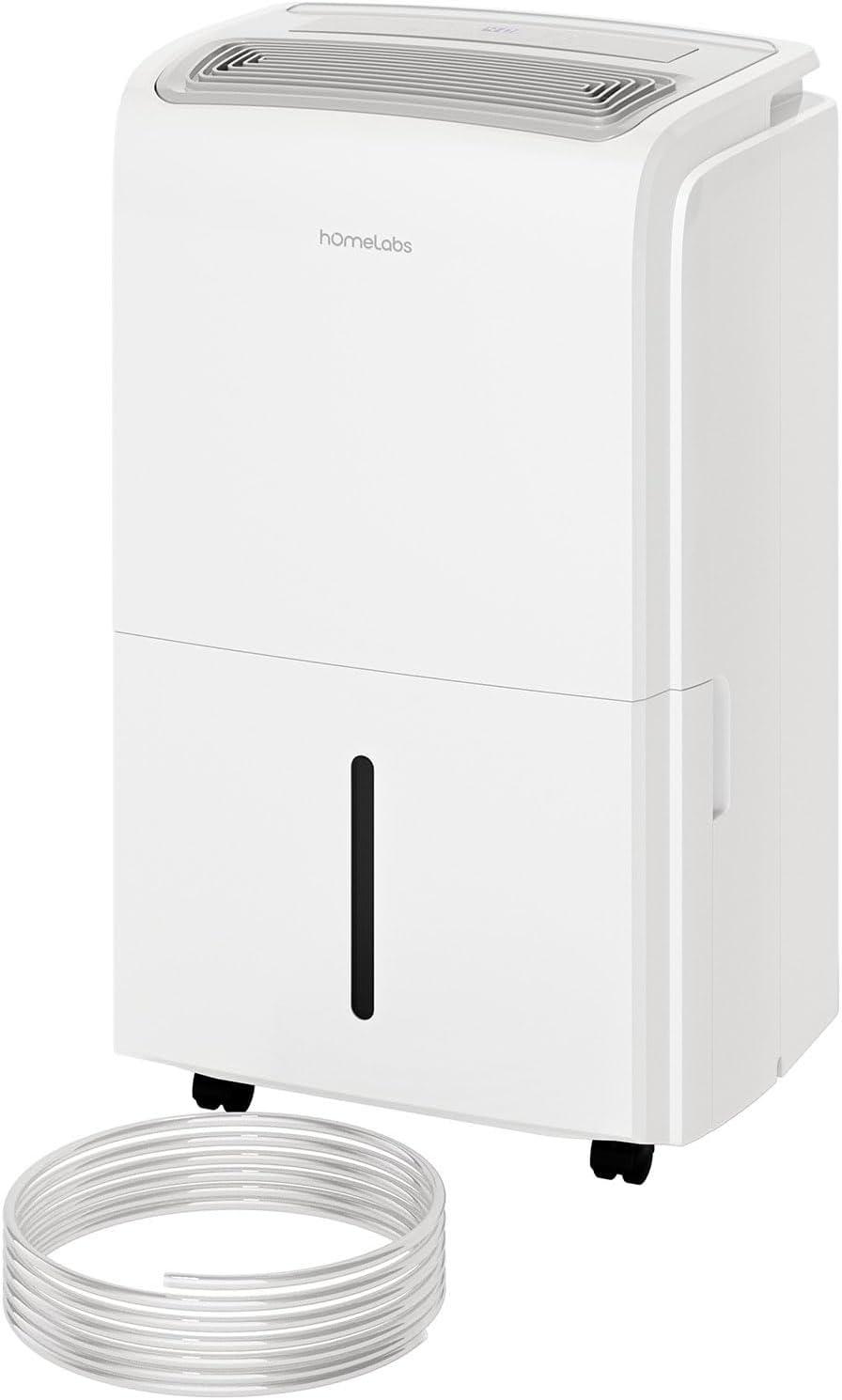hOmeLabs hOmeLabs 4,000 Sq. Ft Energy Star Dehumidifier with Pump – Ideal for Bedrooms and Laundry Rooms