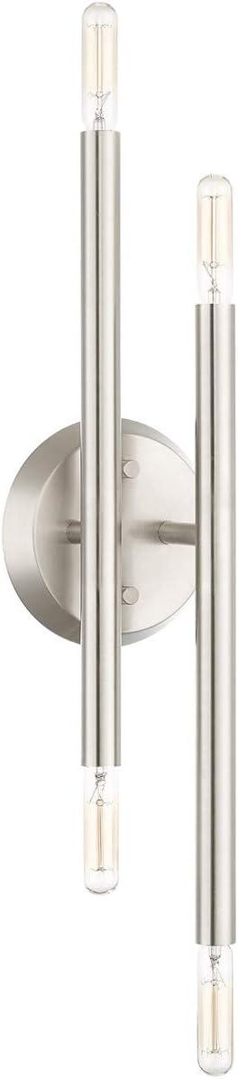 Livex Lighting - Soho - 4 Light ADA Wall Sconce In Modern Style-17 Inches Tall