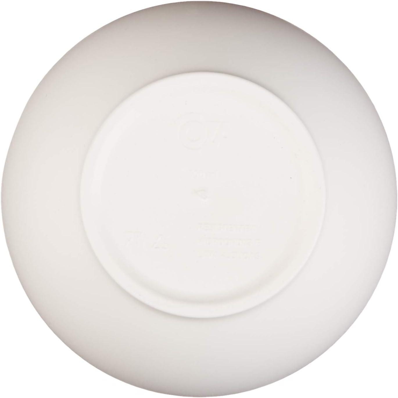 6-Pc Plastic Bowl Set 17oz White