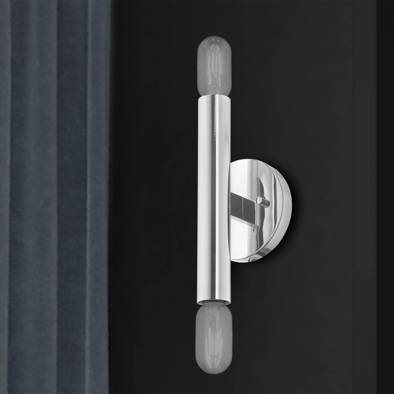 Livex Lighting Copenhagen 2 - Light Wall Light in  Polished Chrome