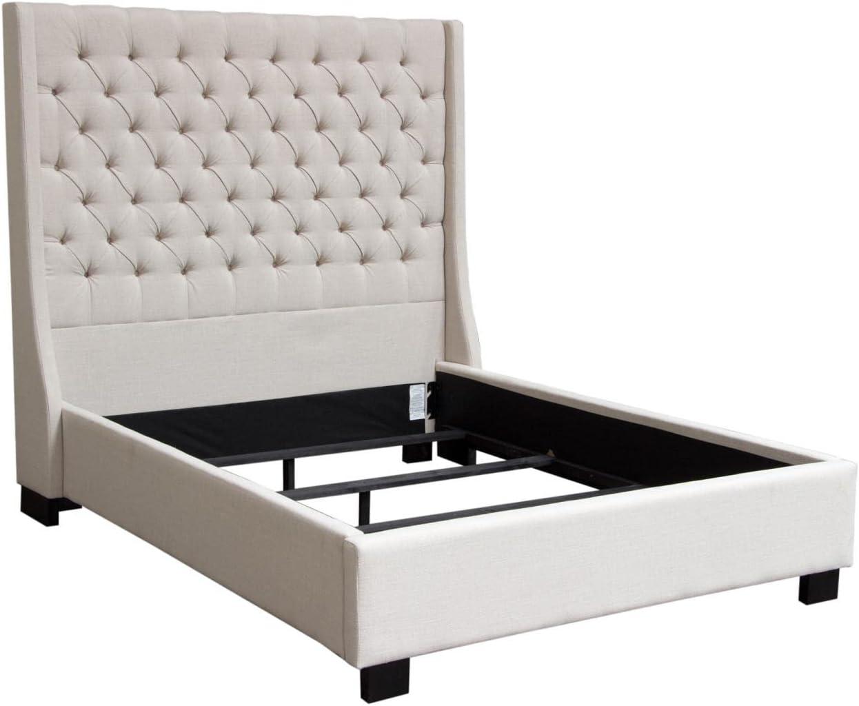 Diamond Sofa Upholstered Wingback Bed