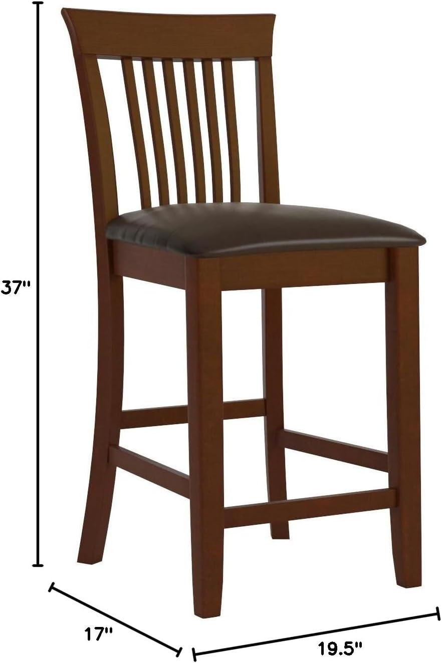 24" Torino Craftsmen Counter Height Barstool - Linon