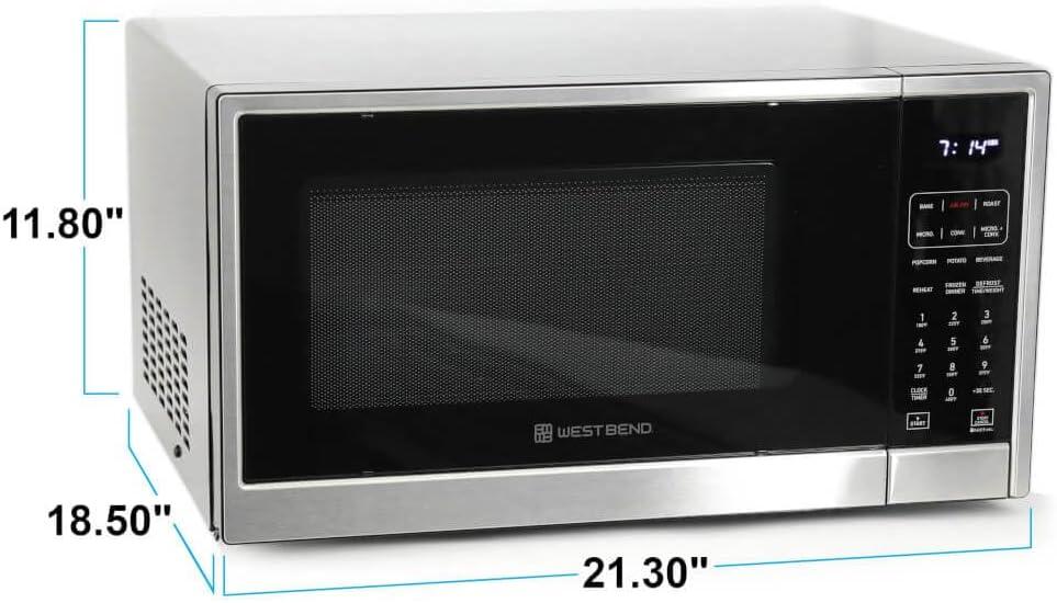 West Bend WBAF130K3S 3-in-1 Microwave Air Fry Convection Oven