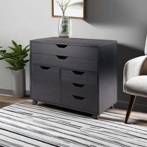 Halifax 3 Section Mobile Storage Cabinet - Winsome