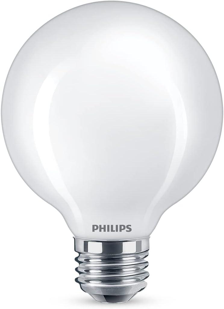 Philips Frosted G25 LED Decorative Light Bulb, 3-Pack