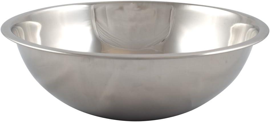 American Metalcraft SSB400 Stainless Steel Mixing Bowl, 10.5" Diameter, Silver, 4-Quart
