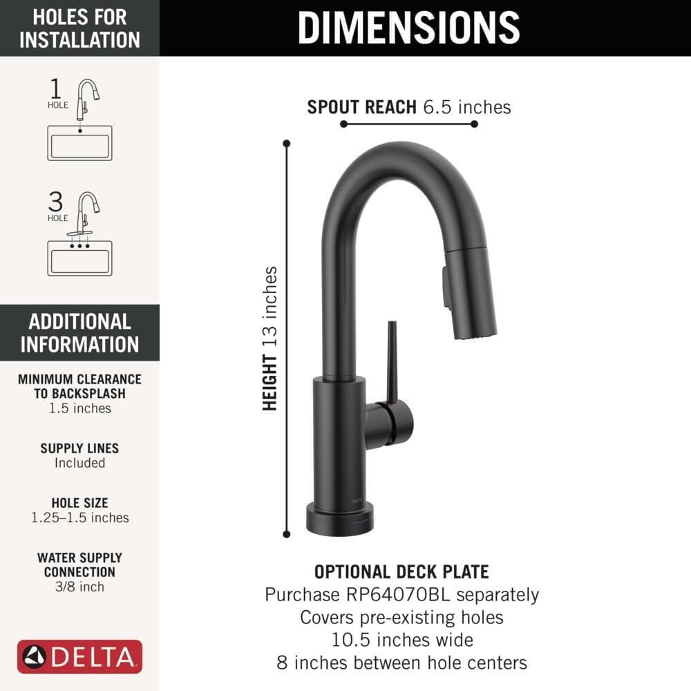 Trinsic Pull Down Touch Bar Faucet