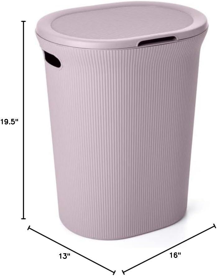 Superio Ribbed Laundry Hamper and Laundry Basket