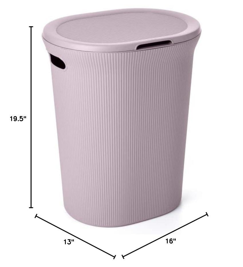 Superio Ribbed Laundry Hamper and Laundry Basket