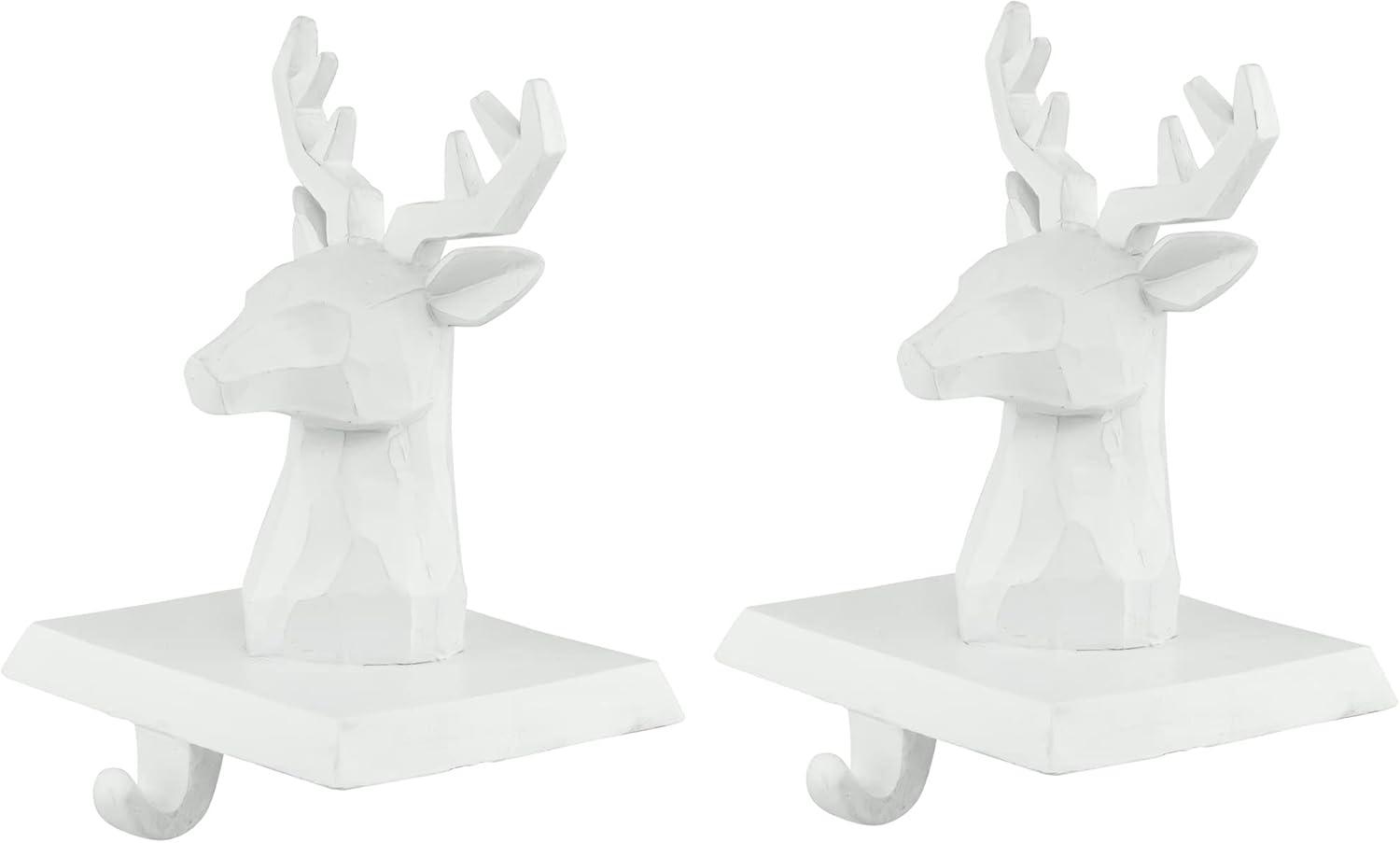 Reindeer Head Christmas Stocking Holders