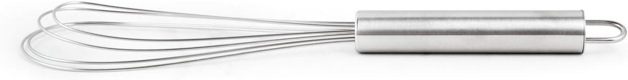 Stainless Steel 10-Inch Flat Roux Whisk