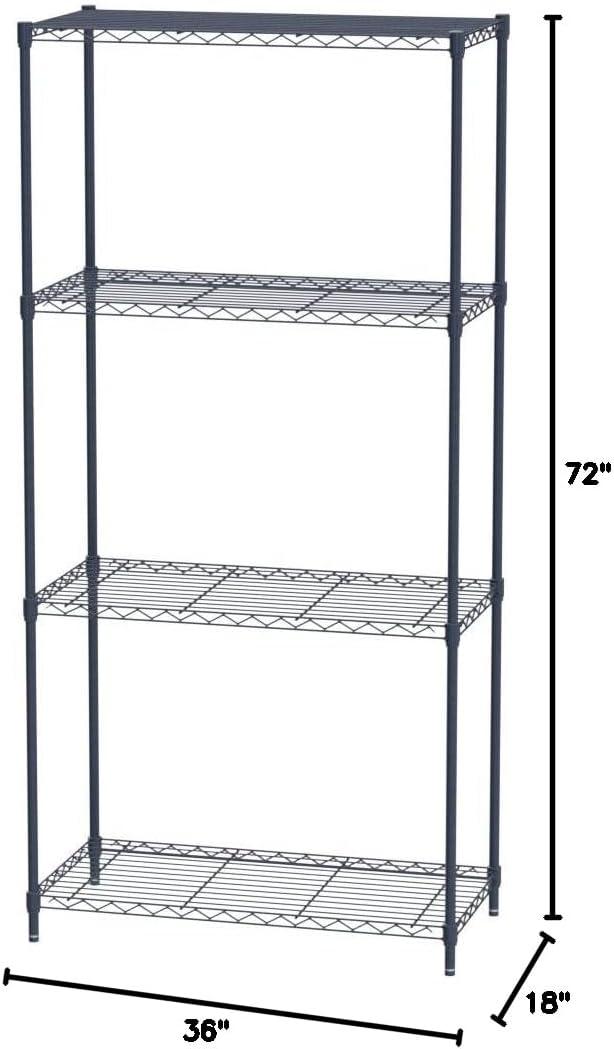 Commercial 4 Shelf Shelving Unit Starter