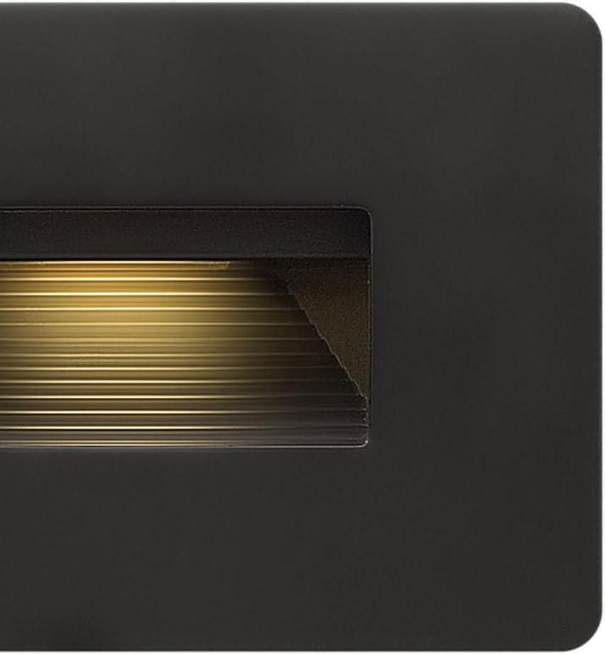 Hinkley Luna Satin Black Low Voltage Integrated LED Step Light
