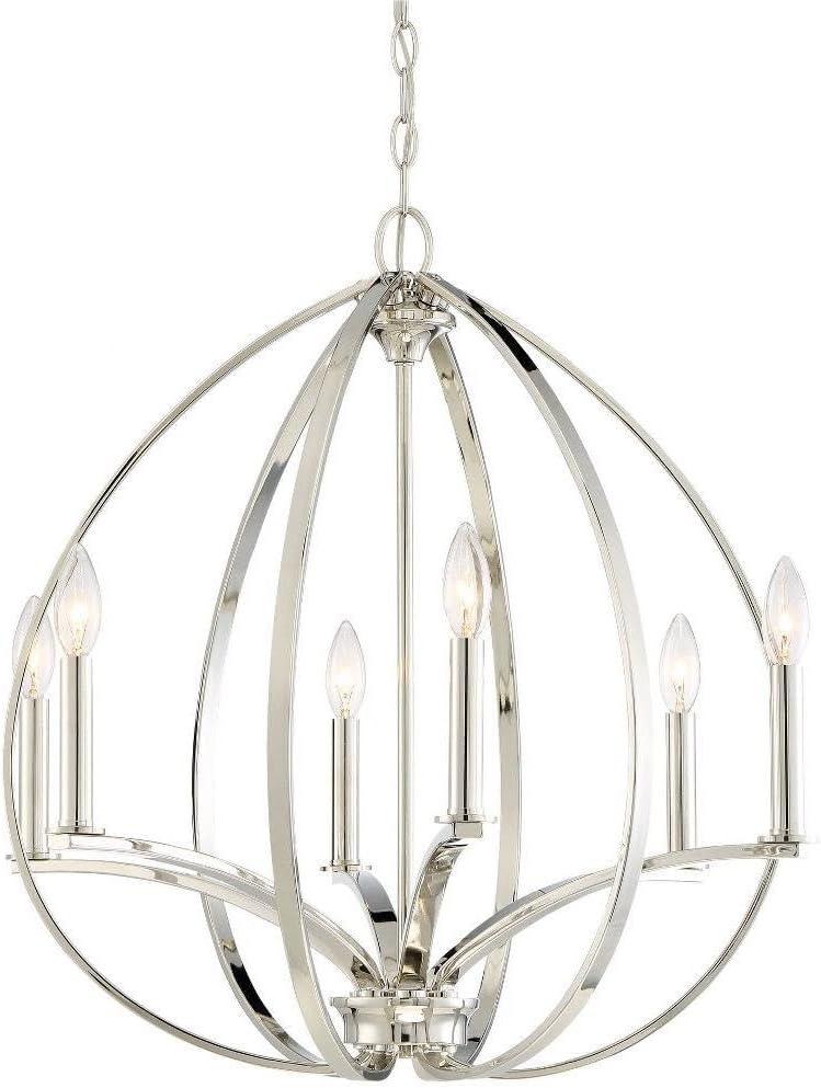 Minka Lavery Tilbury 6 - Light Dimmable Globe Chandelier