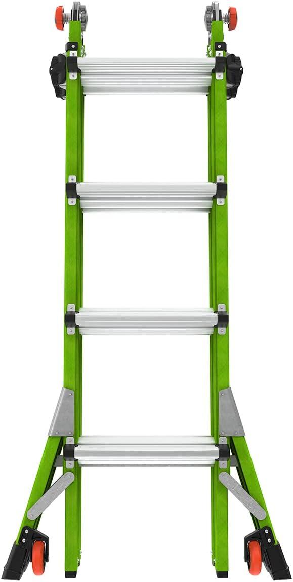 Little Giant Ladders Ladder,Fiberglass,4 to 7 ft H,300 lb Cap 16117-001