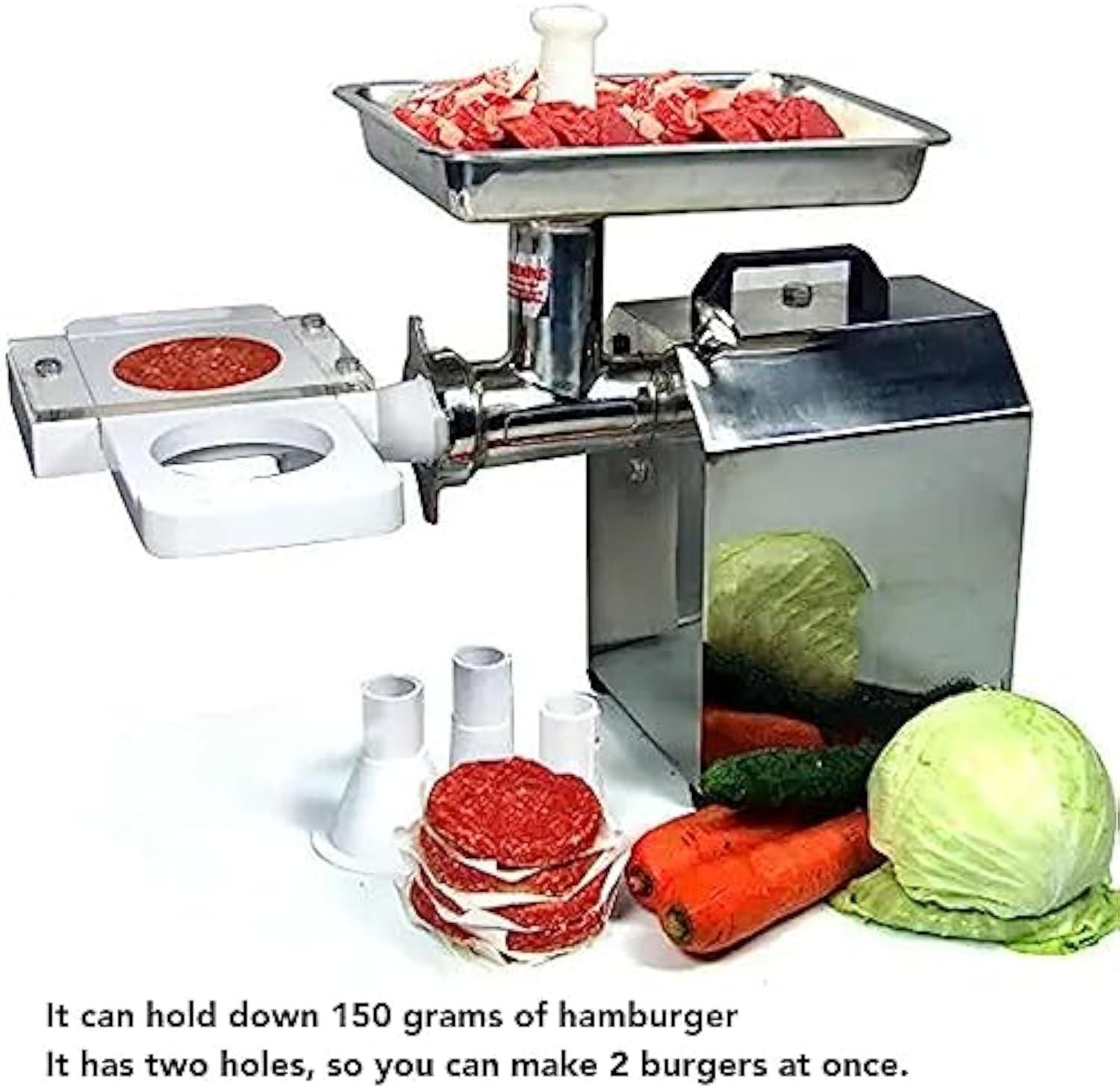 White Non-Stick Plastic Hamburger Press Patty Maker