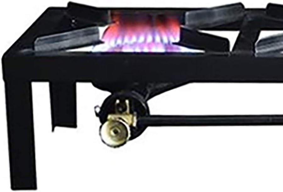 Black Iron 3-Burner Outdoor Gas Stove