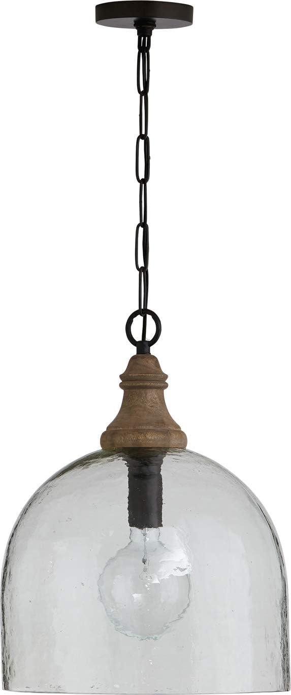 Capital Lighting Inglewood 1 - Light Pendant in  Grey Wash/Dark Pewter