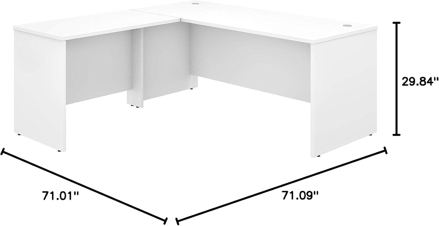 Studio C L Shaped Desk with Return