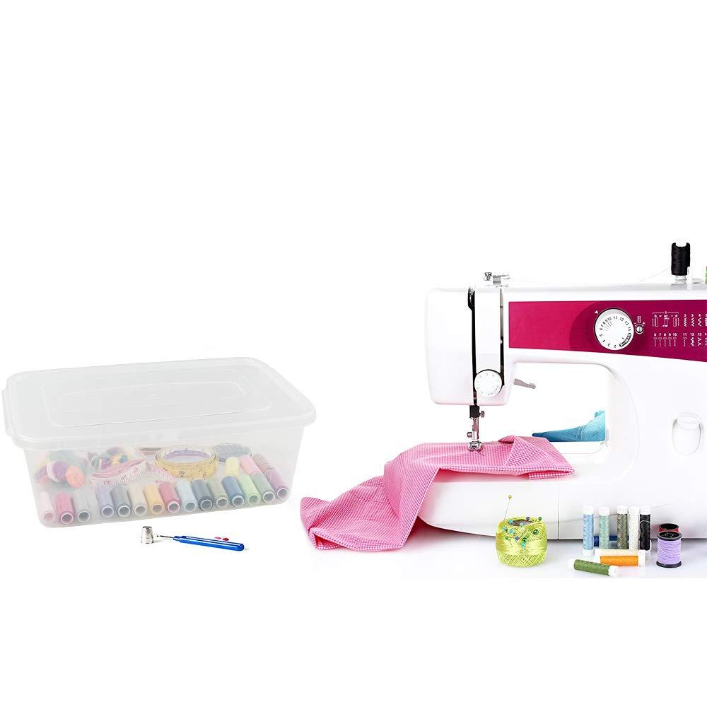 4-Pack 14 L Clear Dough Proofing Box, Food Pizza Storage Container