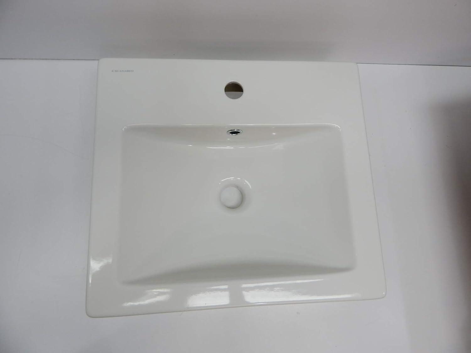 Scarabeo By Nameeks 18.1'' White Vitreous China Rectangular Bathroom Sink with Overflow