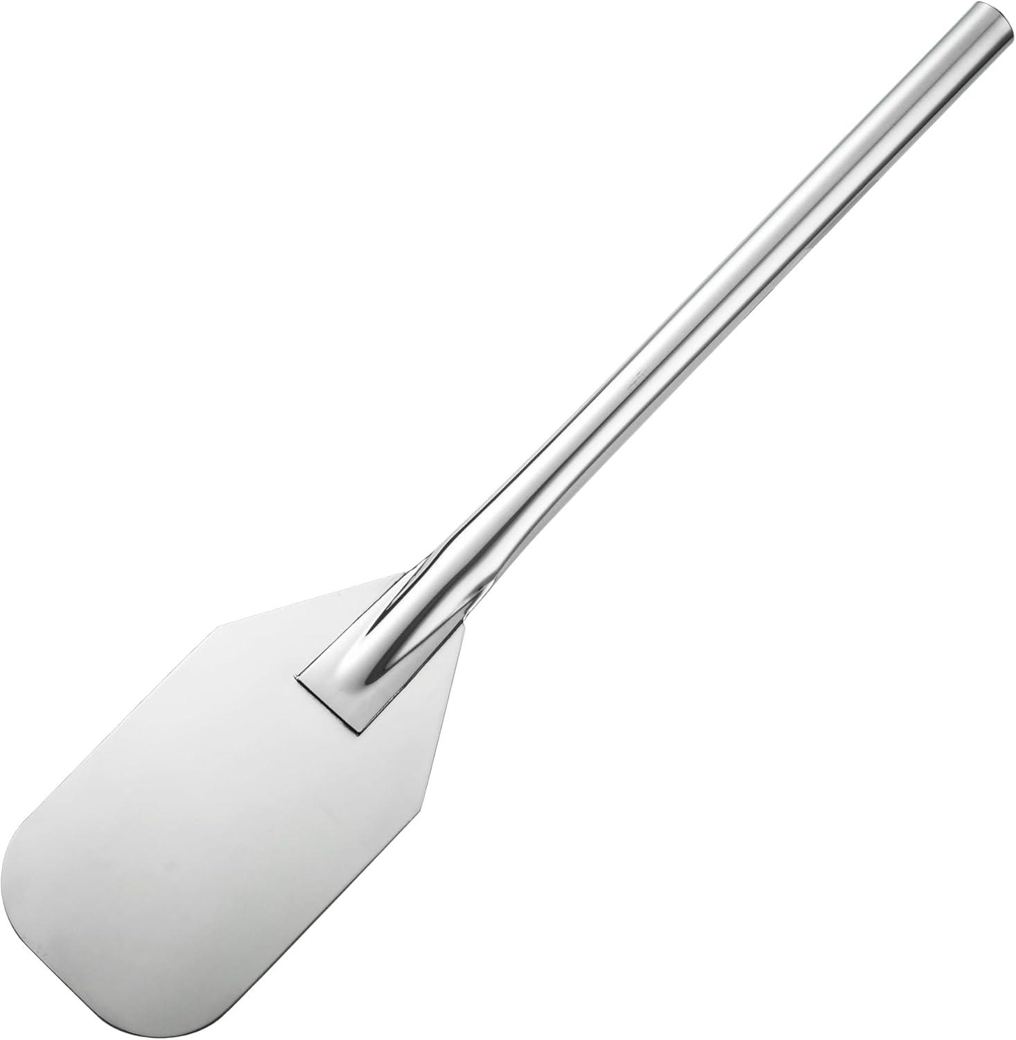 Vivicreate 24 Inch Stainless Steel Crawfish Paddle Mixing Paddle for Seafood Boil Heavy Duty Cooking Stirring Paddle with Smooth Weldless Surface for Crawfish Jam Brew Paleta de Mezcla