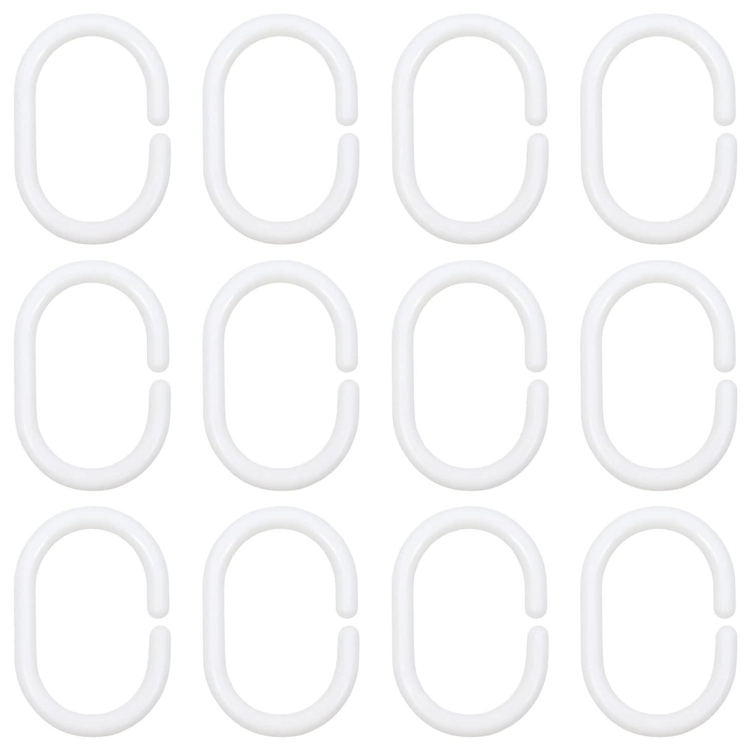 Juvale 72x72 in Botanical Floral Shower Curtain Set with 12 Hooks Set, Watercolor Flower Bathroom Decor