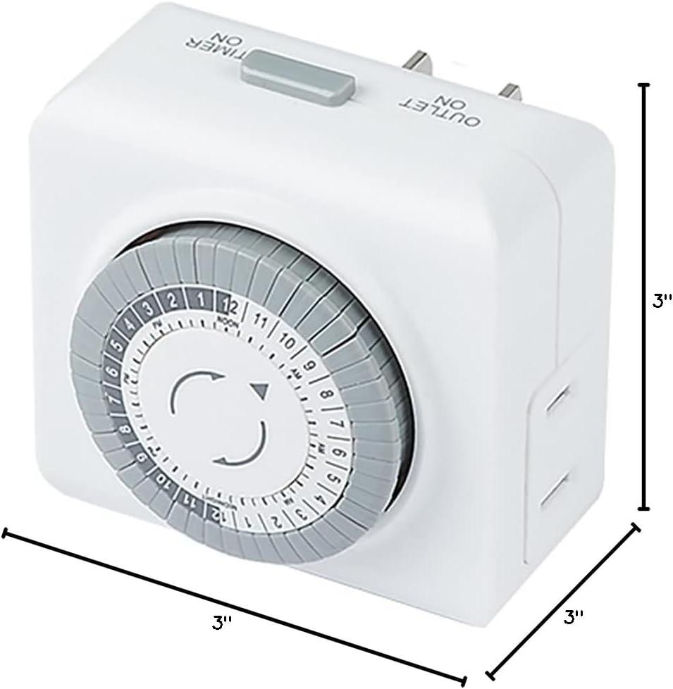 WAC Landscape Lighting 9000-MTI-WT Landscape Mechanical Power Supply Timer