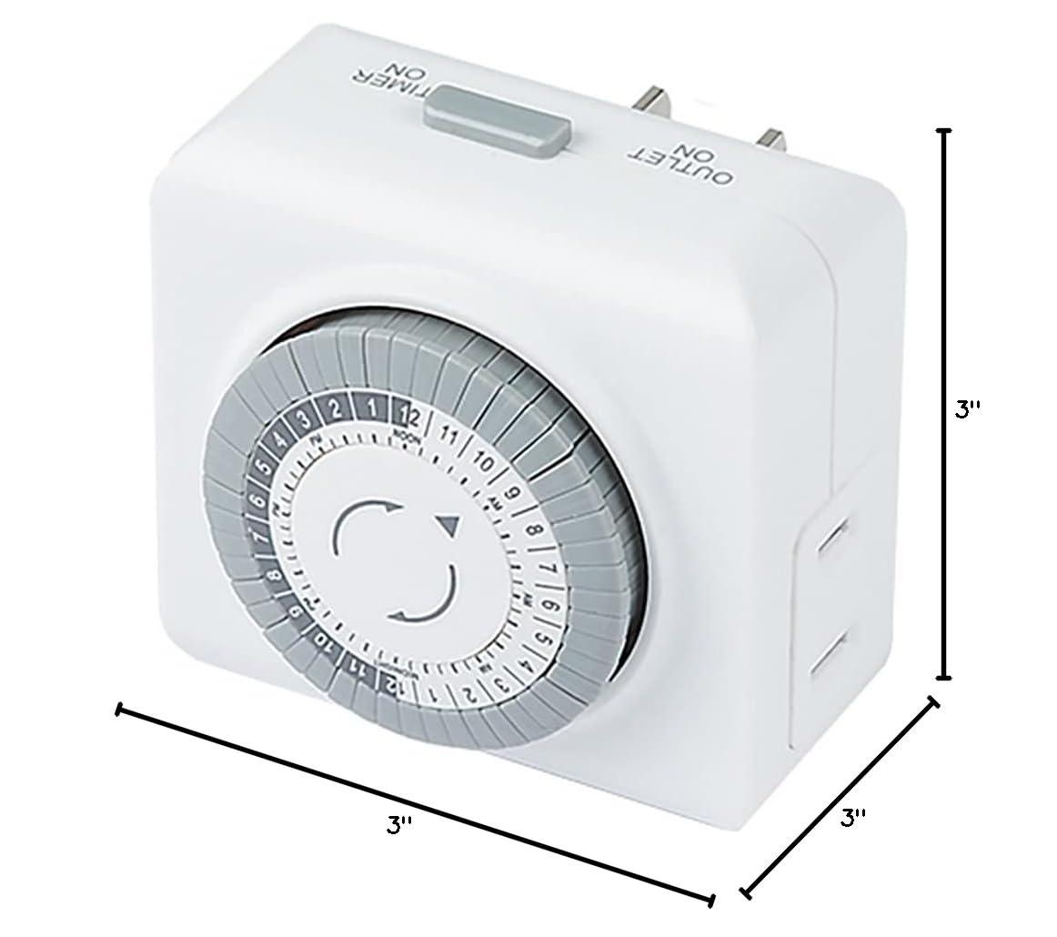 WAC Landscape Lighting 9000-MTI-WT Landscape Mechanical Power Supply Timer