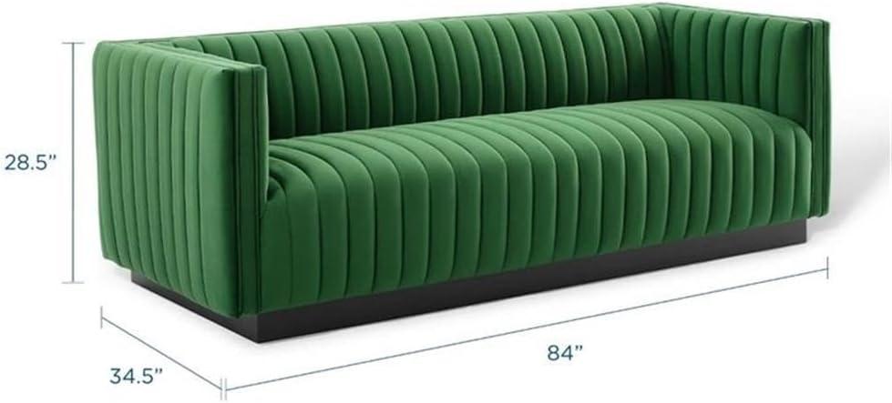 Fabric 84'' Reception Sofa