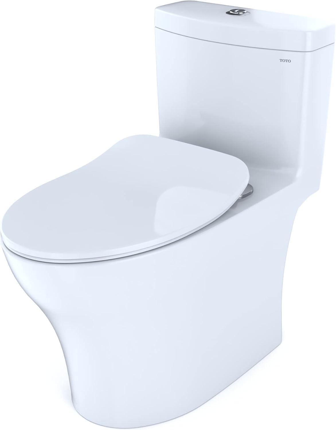 Aquia® Dual-Flush Elongated One-Piece Toilet with Tornado Flush (Seat Included)