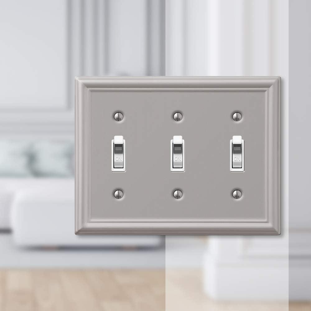 Chelsea No Subject 3 - Gang Toggle Light Switch Jumbo Wall Plate