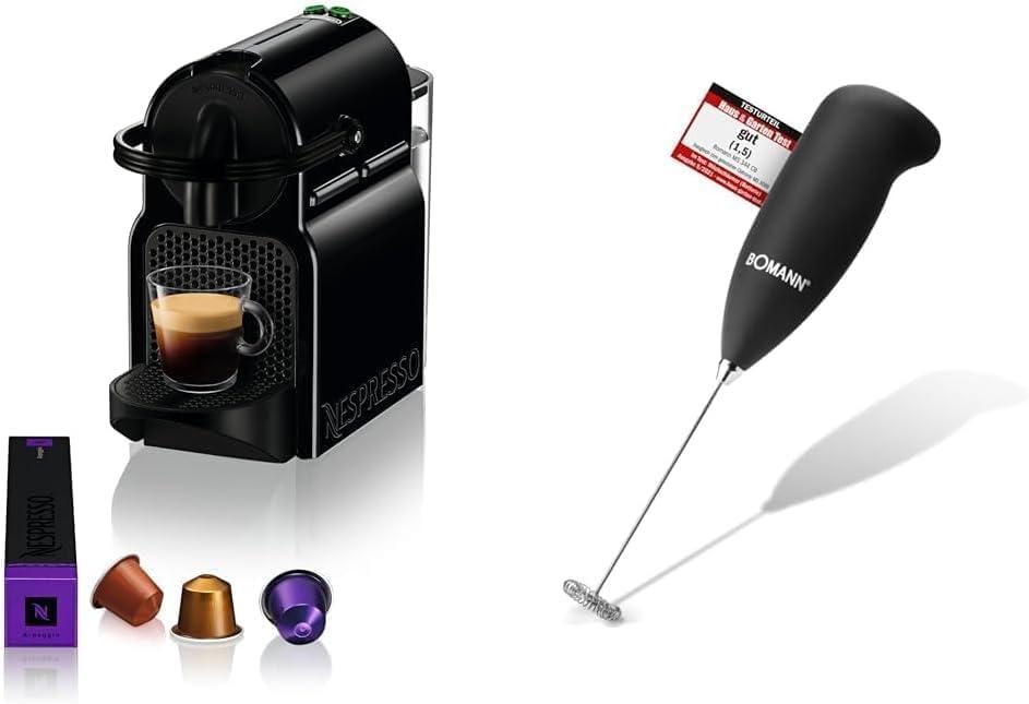 Compact Black Automatic Nespresso Pod Espresso Machine