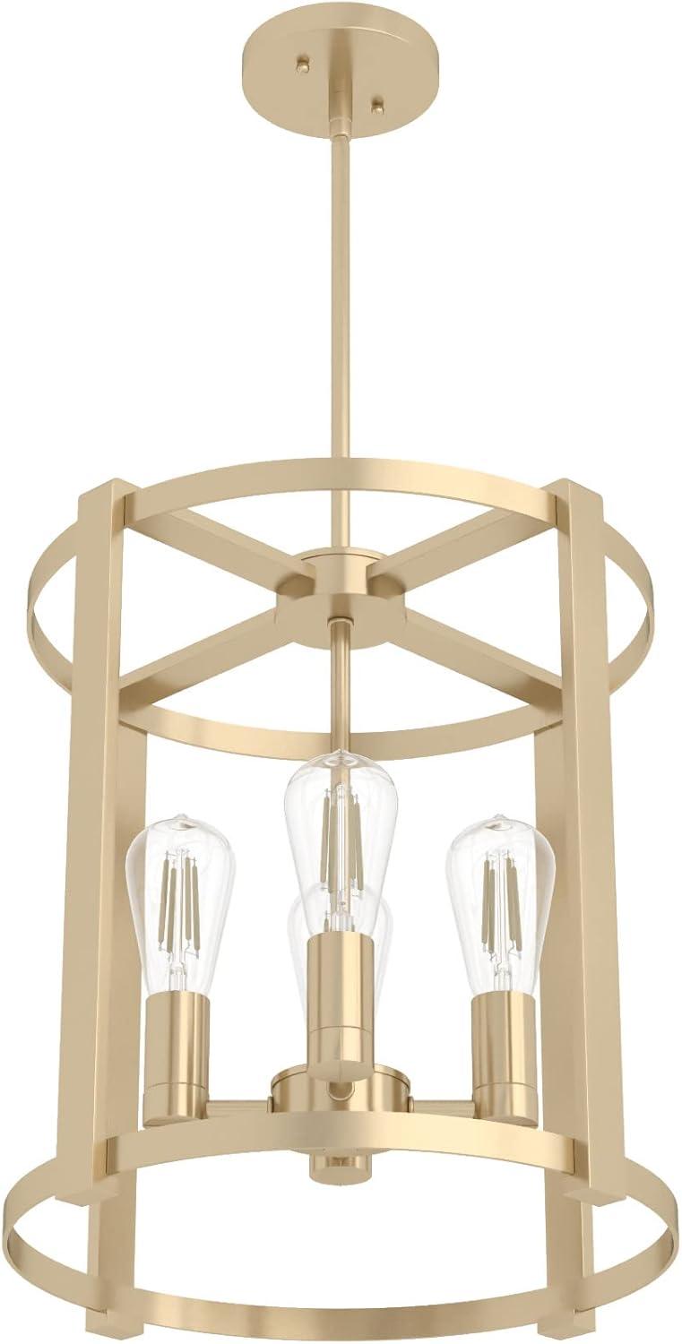 Hunter Fan 4 Modern Alturas Gold Cage Chandeliers