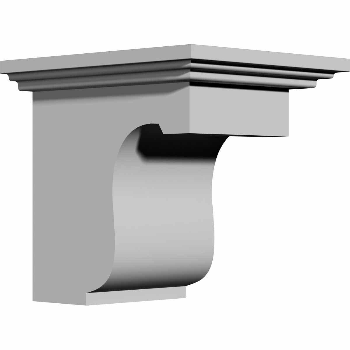 Legacy 4" Polyurethane Corbel for Indoor/Outdoor Architectural Detail