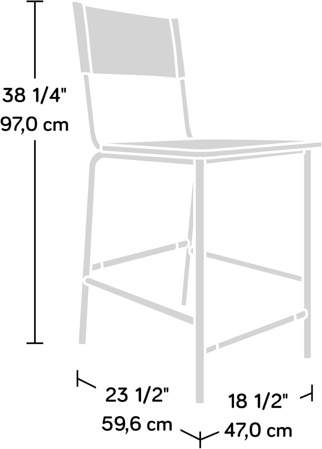 24.055'' Counter Stool with Metal Frame