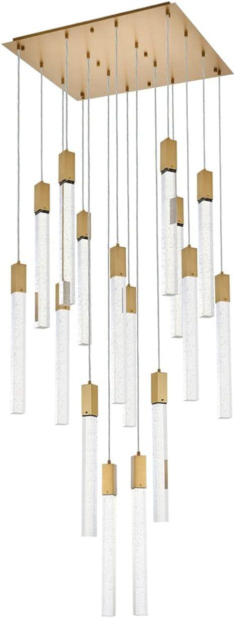 16 in. Weston 5 Lights Pendant in Satin Gold