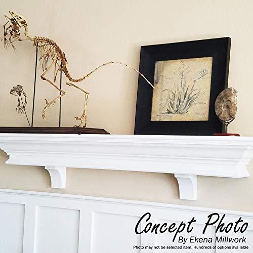 Ekena Millwork 1 3/4"W x 6"D x 6"H Small Olympic Wood Bracket, Mahogany