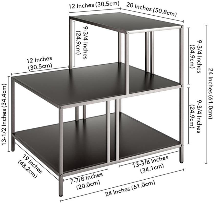 Jamora Stainless Steel Top End Table