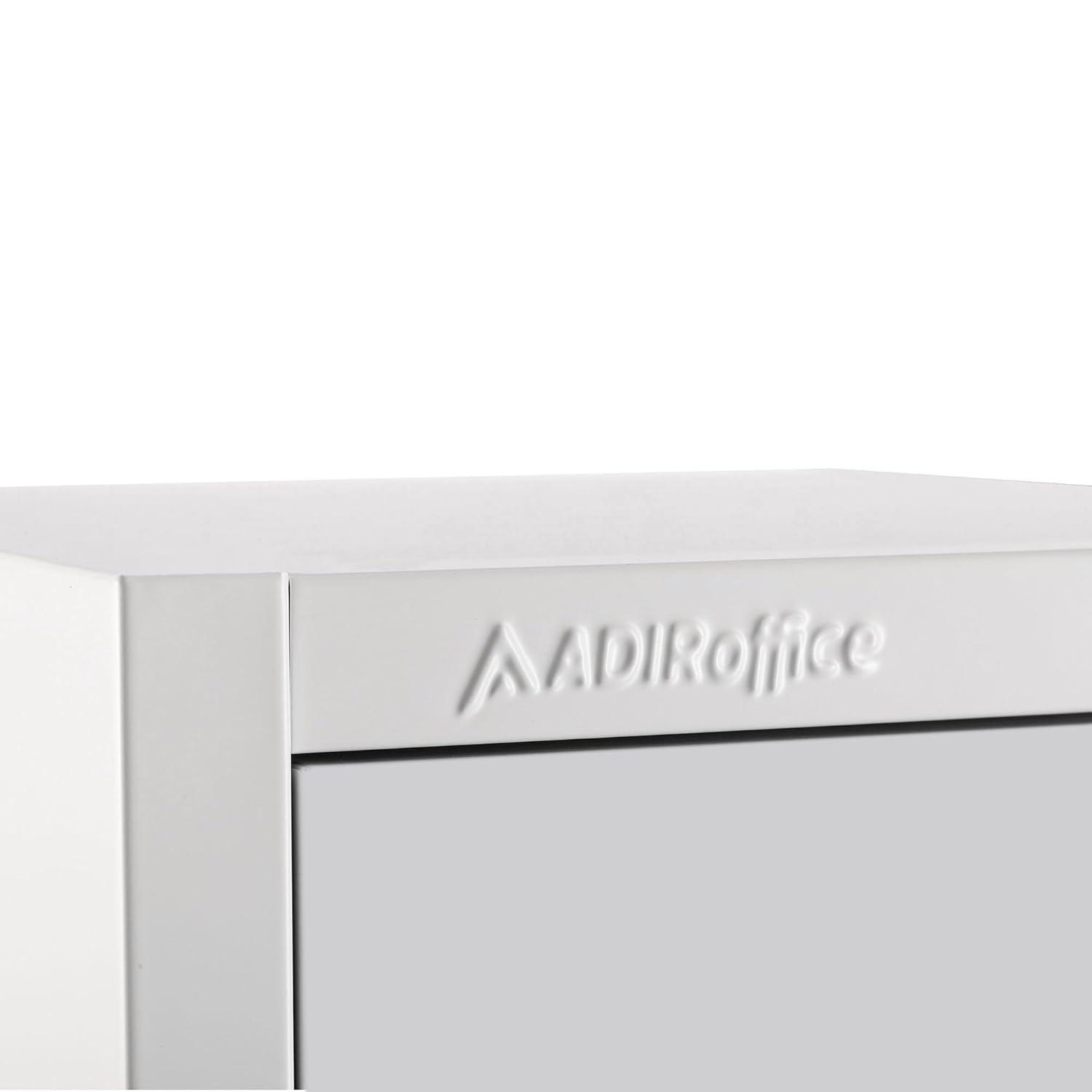 AdirOffice 12'' Wide Steel 4-Tier School and Gym Locker