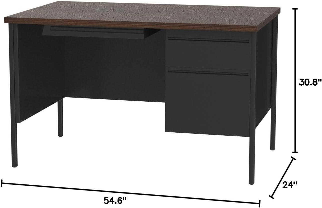 Fortress Series 48" Single Pedestal Desk