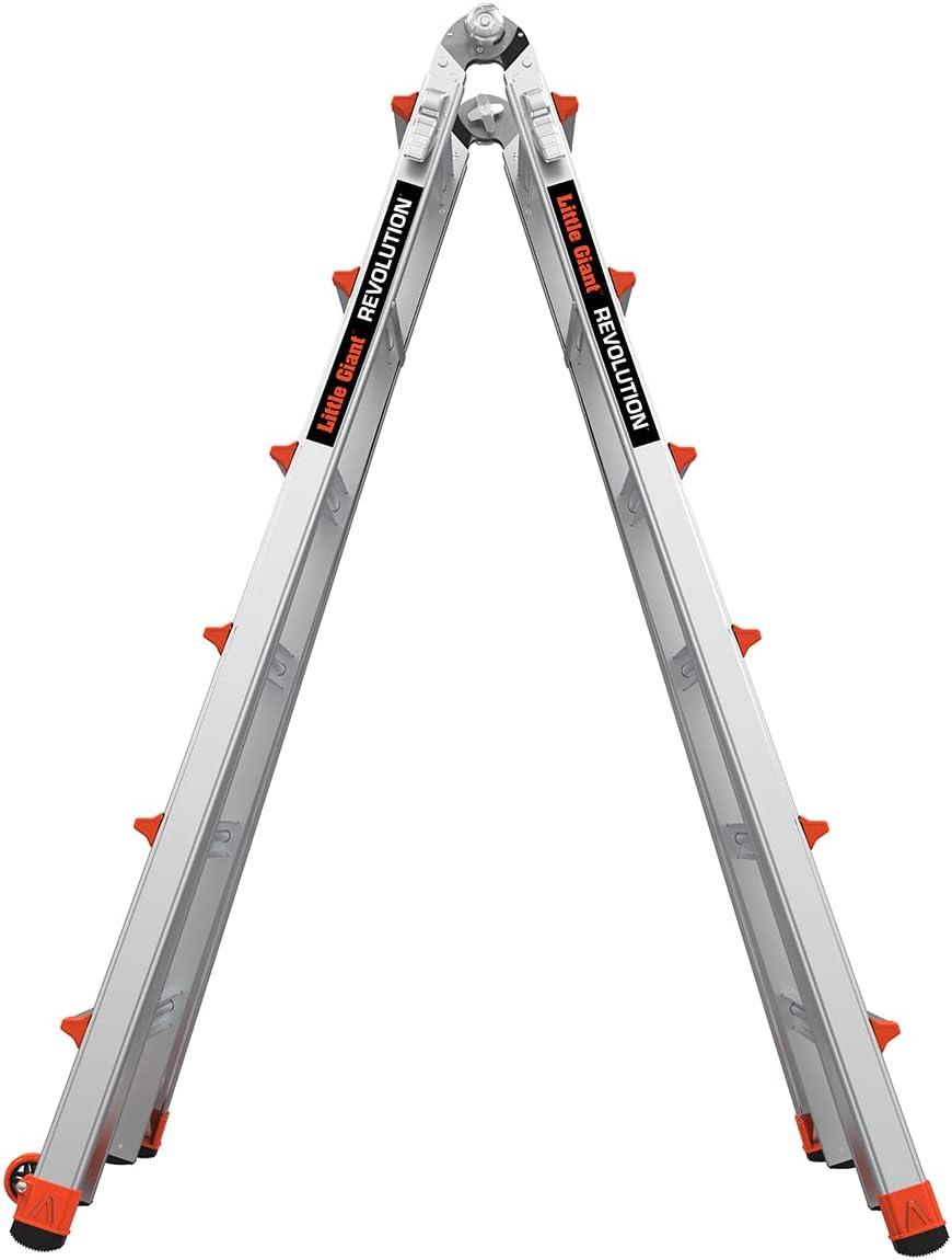 Little Giant Ladders Ladder,Aluminum,6 to 11 ft H,300 lb Cap 13126-001