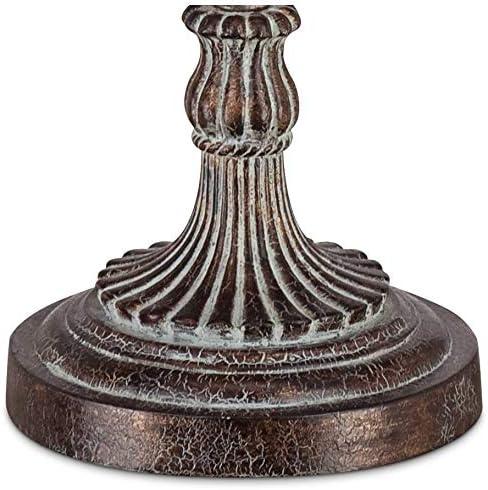 Bentley 31.5" Weathered Brown Buffet Table Lamp with Linen Shade