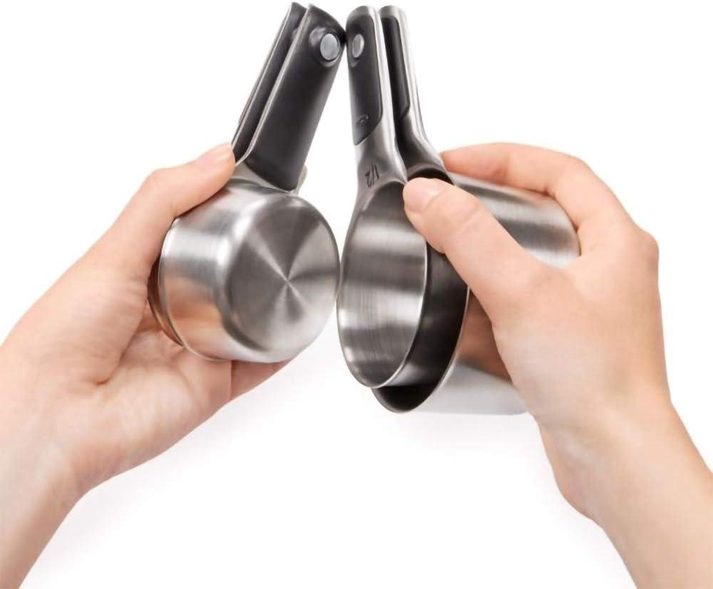 OXO ® Stainless Steel Magnetic Measuring Cups, Set of 4