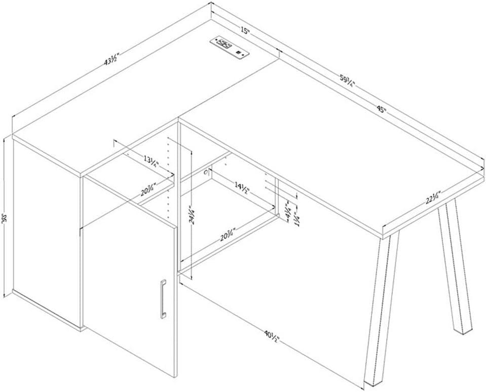Zolten L-Shape Desk