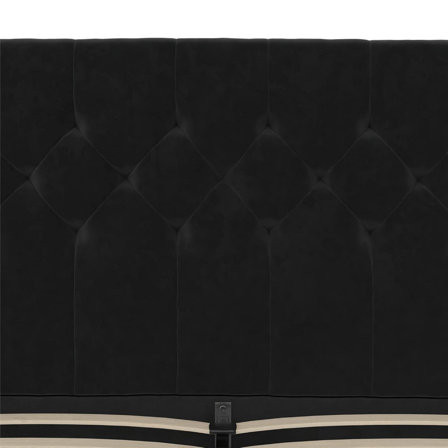 Her Majesty Upholstered Wingback Bed