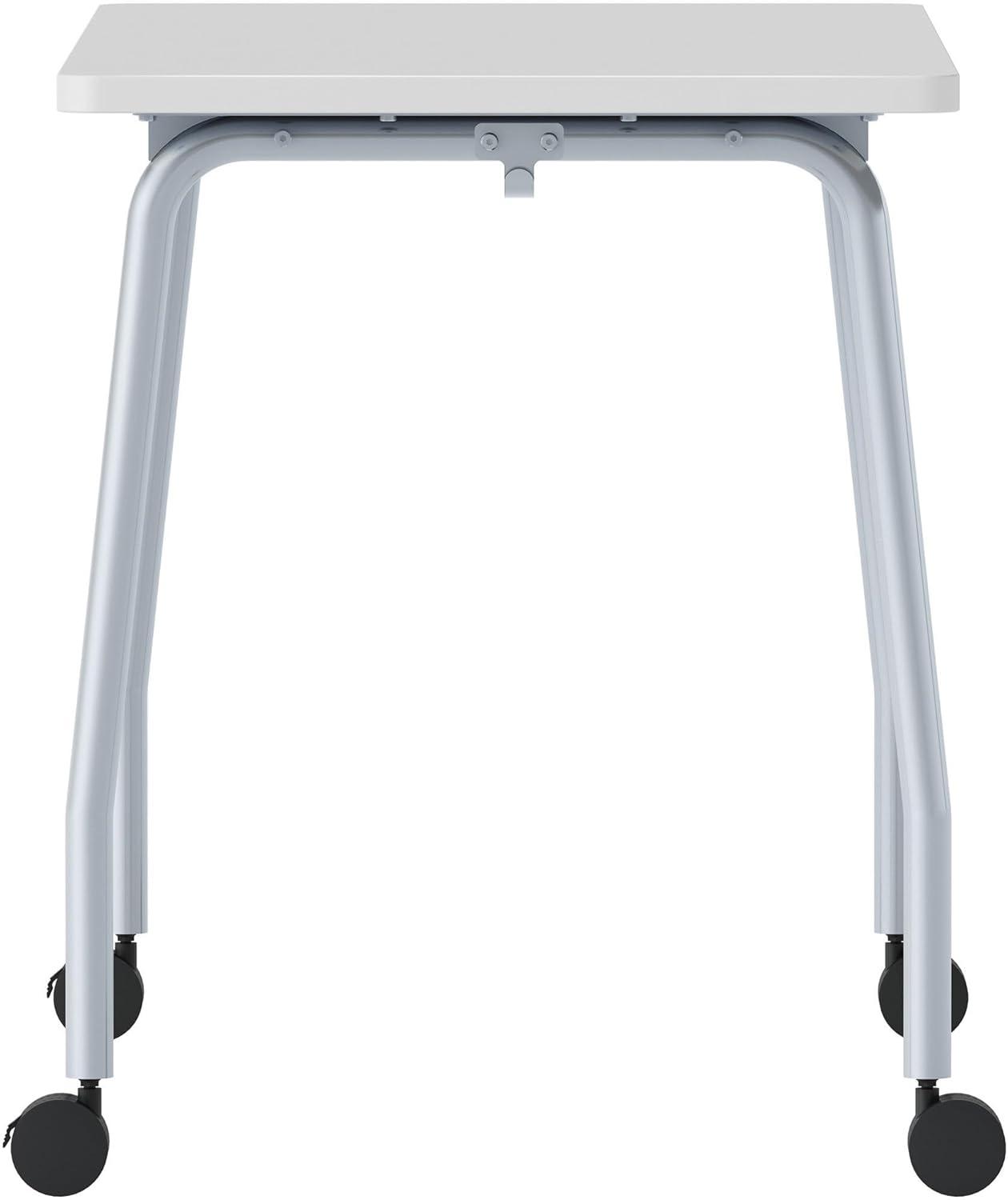 Rectangle 2 Person 23.63'' L Training Table with Casters