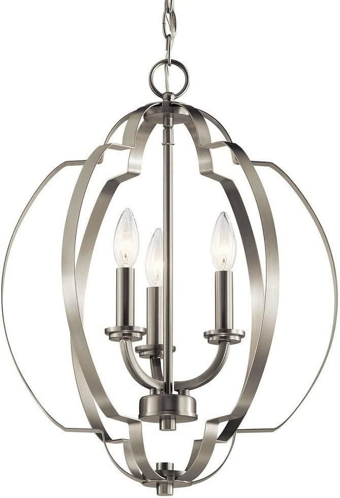 Kichler Lighting Voleta 3 - Light Pendant in  Brushed Nickel